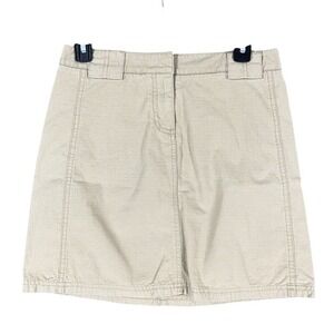 Vintage Y2K J Crew Ripstop Utility‎ Skirt Streetwear Minimalist Chic Womens 8